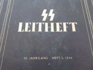 Original Third Reich Issue of the SS educational Booklet - …