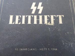 Original Third Reich Issue of the SS educational Booklet - …
