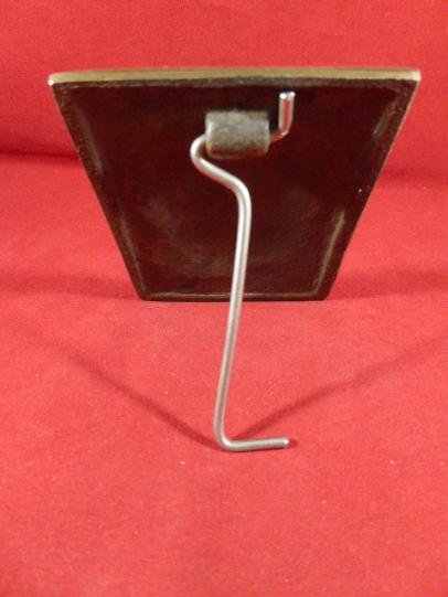 Early WW2 German Small Solid Bronze Desk Plaque of Adolf Hitler — image 3