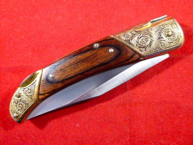 Ornate Vintage Collectors Lock Knife by Herbertz Messer with Laguiole “Bee” — image 10