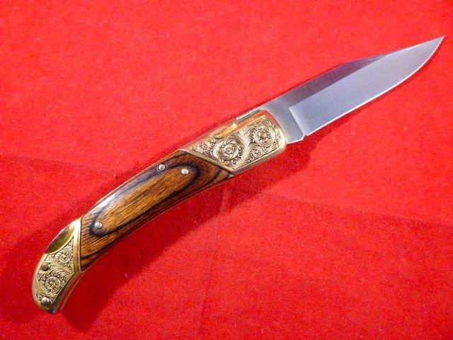 Ornate Vintage Collectors Lock Knife by Herbertz Messer with Laguiole “Bee” — image 2