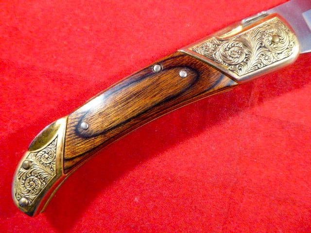 Ornate Vintage Collectors Lock Knife by Herbertz Messer with Laguiole “Bee” — image 5
