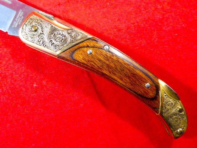 Ornate Vintage Collectors Lock Knife by Herbertz Messer with Laguiole “Bee” — image 7