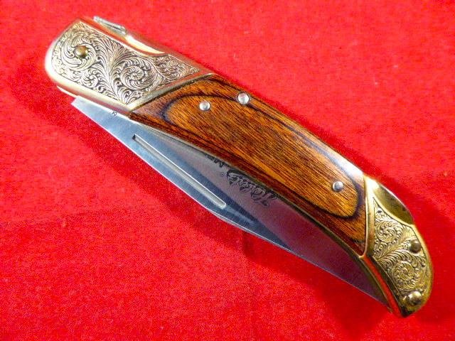 Ornate Vintage Collectors Lock Knife by Herbertz Messer with Laguiole “Bee” — image 9