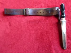 Non-Magnetic Siebe Gorman Diver's Knife Complete with Rare Original Leather …