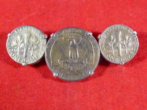 Vintage American Silver Set - Quarter Dollar and Dime Coin …