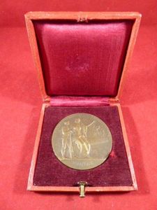 French Ministry of War - Bronze Medallion for Military Physical …