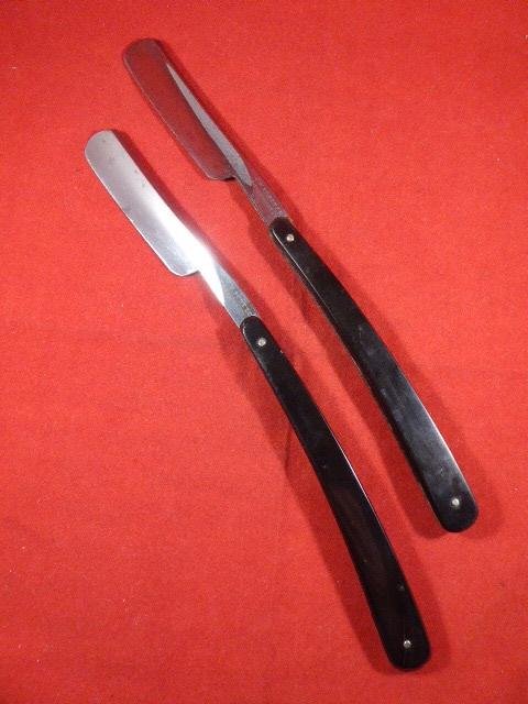 Rare Boxed Set of Two Cutthroat Razors by the Famous Cutler J. W. STUTTER London c1880 — image 4