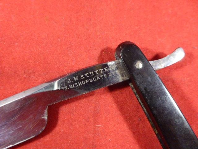 Rare Boxed Set of Two Cutthroat Razors by the Famous Cutler J. W. STUTTER London c1880 — image 5