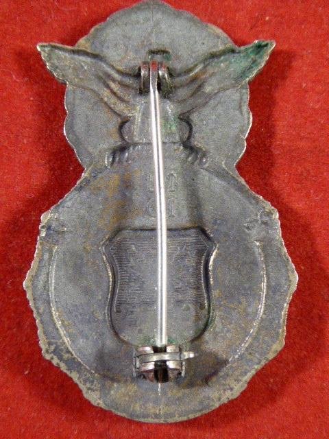 Vintage Obsolete US Air Force Security Police (AFSP) Badge - Miniature Size - Badge No. A45882 — image 2