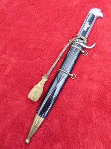WW2 MVSN Fascist Senior Italian Officer's Dagger with rare Leather …