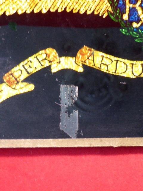 Unusual Vintage RAF Logo Picture made from Multi-Coloured Foil — image 4