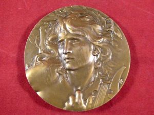 Large French Bronze Medal - 2nd Prize - in the …