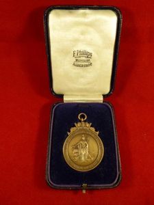 Cased Royal Navy & Royal Marines Medal – Inter Port …