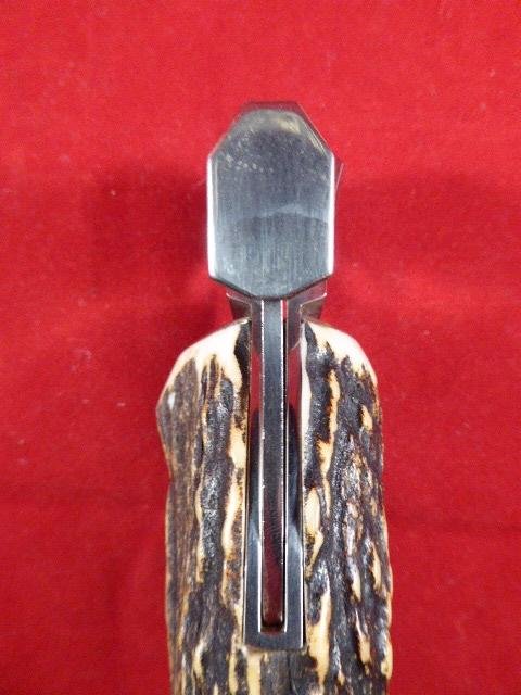 Beautiful Large Vintage Real Stag Horn Cigar Cutter – by M.& W.Co. Ltd circa 1950 — image 10