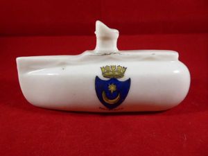 WW1 (Portsmouth) Crested China Model of a British E Class …