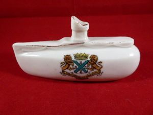 WW1 (Plymouth) Crested China Model of a British E Class …