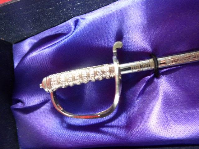 Miniature Wilkinson Sword – Royal Artillery Sword – Mint in Box — image 2