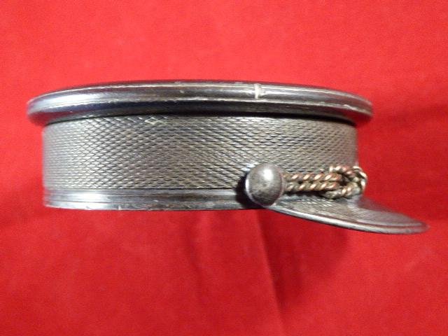 Antique Silver Plated American Postman's Hat Table Snuffbox - William Barthman of New York circa 1890 — image 7