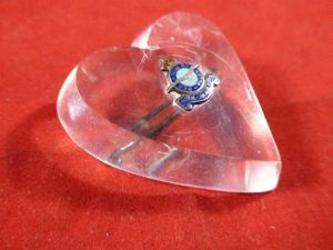 Rare Large WW2 Royal Canadian Air Force RCAF Perspex “Heart” …