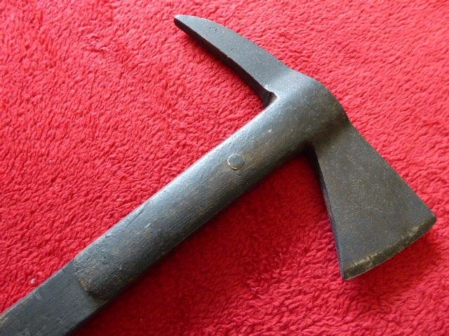 British WW2 ARP Axe with Black Wooden Handle — image 3