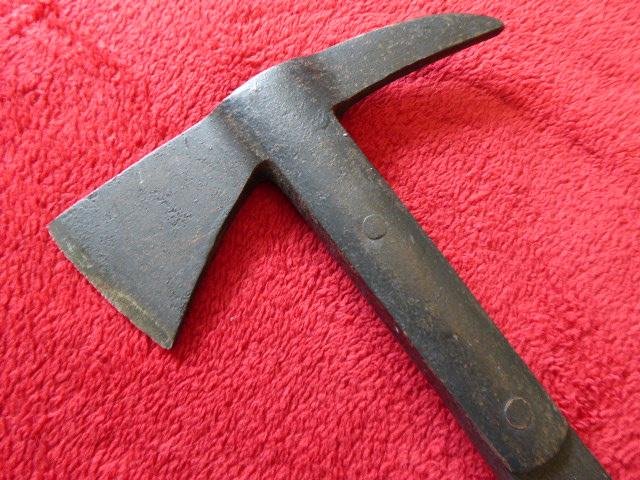 British WW2 ARP Axe with Black Wooden Handle — image 4