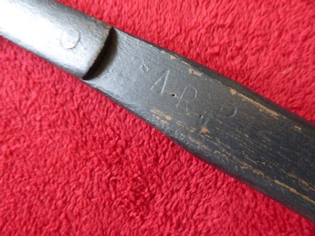 British WW2 ARP Axe with Black Wooden Handle — image 6