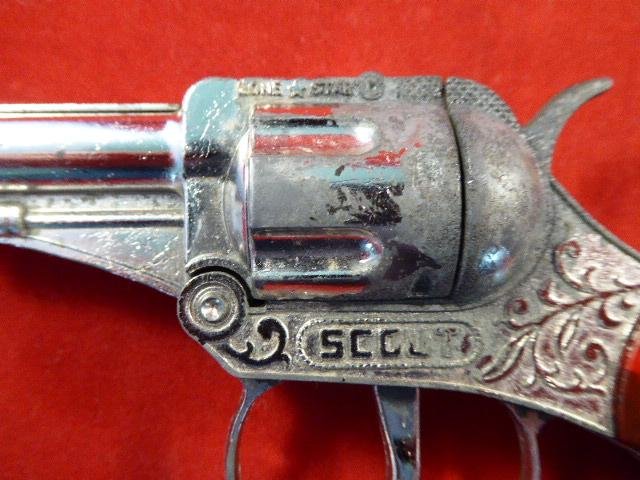 1950's 'LONE STAR SCOUT' Repeating Toy Cap Gun with Original Holster - MADE IN ENGLAND — image 9