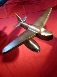 Large Bronzed Aluminium Alloy Stylised Model of a WW2 Sunderland …