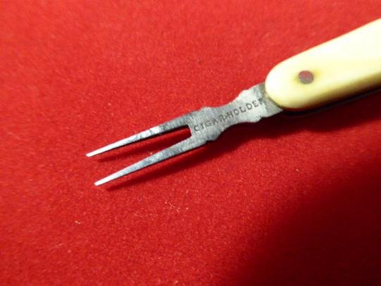 Rare Antique Folding Combination Cigar Holder with Knife and Piercer by J.Nowill & Sons c1890 — image 7