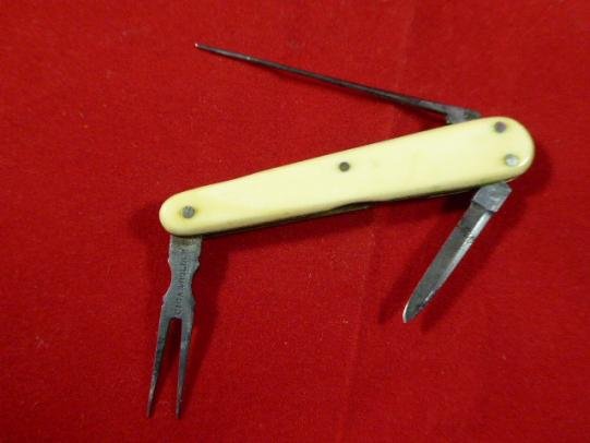 Rare Antique Folding Combination Cigar Holder with Knife and Piercer by J.Nowill & Sons c1890 — image 9