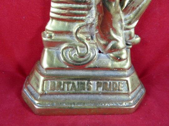 Solid Brass Nautical 'BRITAINS PRIDE' Sailor Figure Doorstop - Harbour Post — image 3