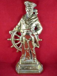 Solid Brass Nautical 'BRITAINS PRIDE' Sailor Figure Doorstop – Ships …