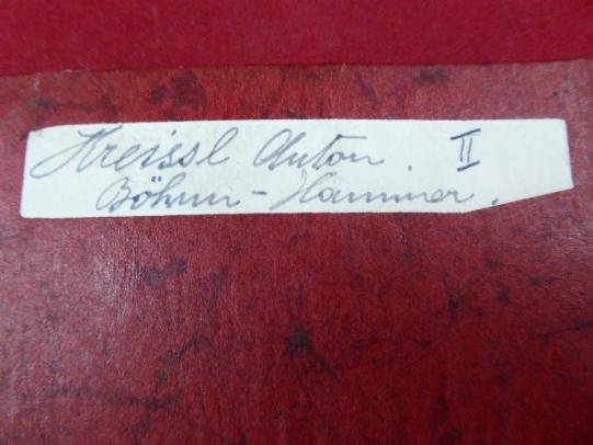 Original WW2 DAF (Deutsche Arbeitsfront) German Workers Syndicate Members ID Book to Anton Kreissl – 1940 to 1945 — image 10