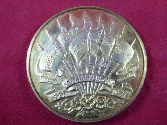 Cased Royal British Legion 50th Anniversary Gold Plated Medallion by SPINK & SON Ltd — image 5