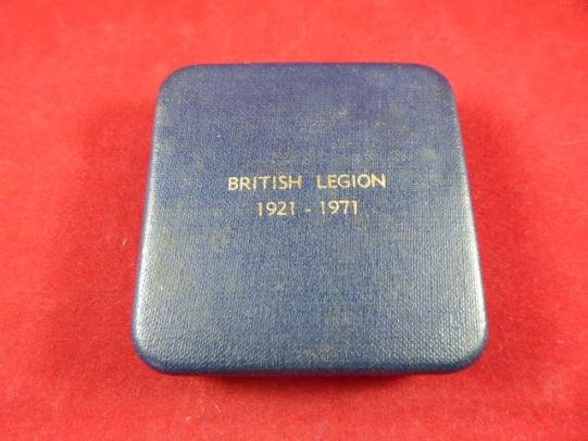Cased Royal British Legion 50th Anniversary Gold Plated Medallion by SPINK & SON Ltd — image 7