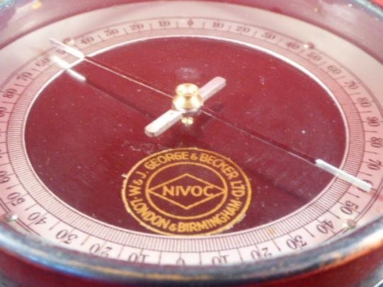 Near Mint Deflection Magnetometer Compass by W & J George & Becker Ltd circa 1950 — image 9