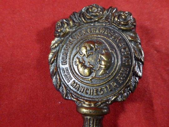 Antique “Leopard Shirtings” Brass Letter Opener Advertising Horrockses Crewdson & Co Ltd c1889 with Case — image 10