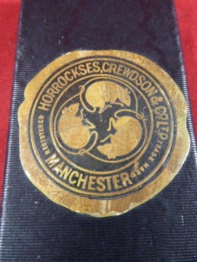 Antique “Leopard Shirtings” Brass Letter Opener Advertising Horrockses Crewdson & Co Ltd c1889 with Case — image 4