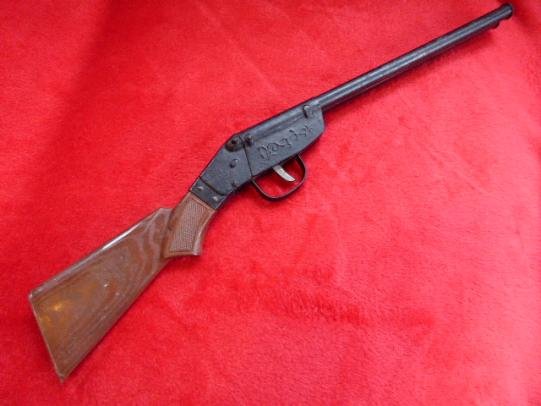 Vintage “Bend to Cock” Double-Barrelled Cork Firing Toy Shotgun – Made in Japan — image 3