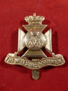 Original British Army The Wiltshire Regiment Cap Badge.