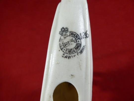 WW1 (Brighton) Crested China Model of the British Submarine E1 made by Savoy China — image 5