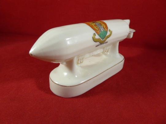 WW1 Arcadian China ZEPPELIN with the Crest of Northampton — image 6