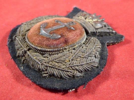 Genuine Issued WW1 Merchant Navy Officer's Cap Badge — image 2