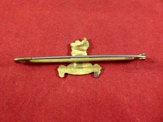 WW1 Royal Army Pay Corps (RAPC) Gilt Metal and Enamel Sweetheart Bar Brooch — image 4