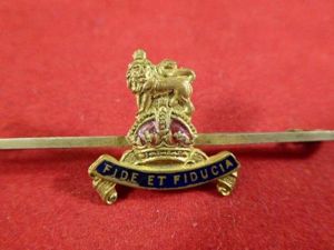 WW1 Royal Army Pay Corps (RAPC) Gilt Metal and Enamel …