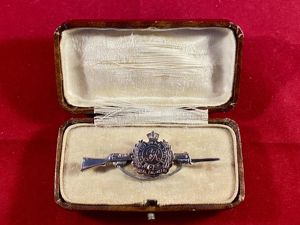 WW1 Royal Engineers 1915 Hallmarked Silver & Gold SMLE Rifle …