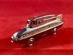 Vintage Novelty Rocket Car SAROME Blue-Bird Petrol Lighter c1960