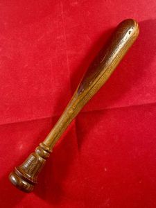 Fine Antique Mahogany Fleam Stick (1) c1870