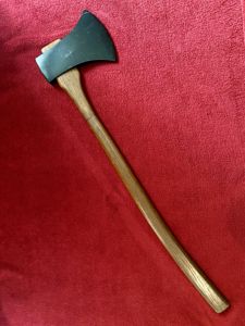 Scarce 'Ancient Order of Foresters' Full Size Wooden Ceremonial Axe …